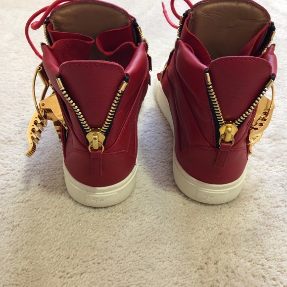 Giuseppe Zanotti Ski-Buckle High Top Sneaker - Picture 3 of 5